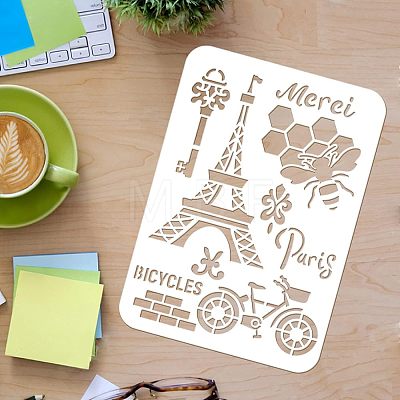 Large Plastic Reusable Drawing Painting Stencils Templates DIY-WH0202-034-1