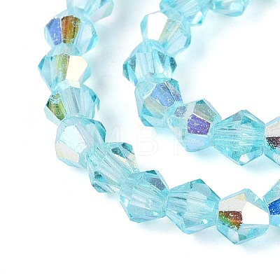 Transparent Glass Beads Strands EGLA-N021-4mm-08-1
