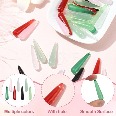 20Pcs Resin Beads RESI-YW0004-34A-1