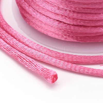Nylon Satin Rattail Cords NWIR-L006-2mm-06-1