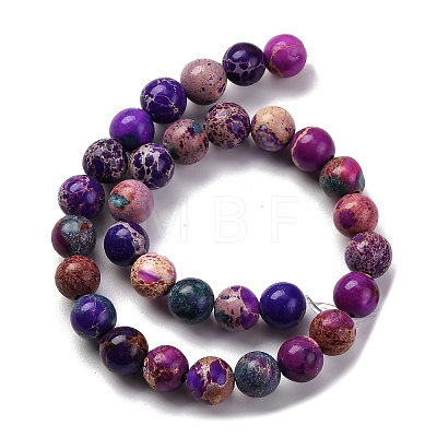 Dyed Natural Regalite/Imperial Jasper/Sea Sediment Jasper Beads Strands G-B124-C02-09-1