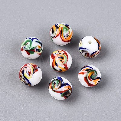 Handmade Lampwork Beads LAMP-Q039-05H-1