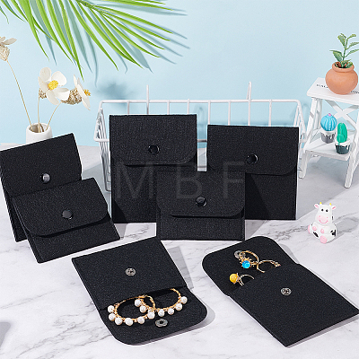   12Pcs 4 Style Felt Jewelry Storage Bags ABAG-PH0001-35-1