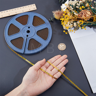 Flat Round PET Sequins Ribbon OCOR-CY0004-68B-01-1