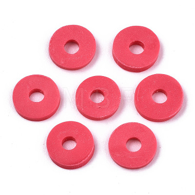 Handmade Polymer Clay Beads X-CLAY-Q251-6.0mm-88-1