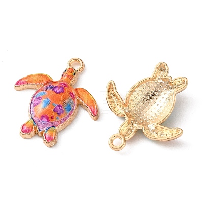 Printed Alloy Pendants AL-CBAFB12-04G-1