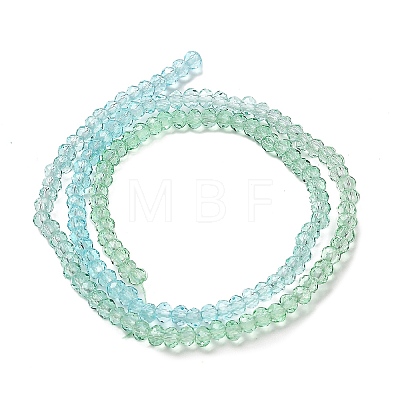 Transparent Painted Glass Beads Strands LS-DGLA-A034-T1mm-A16-1