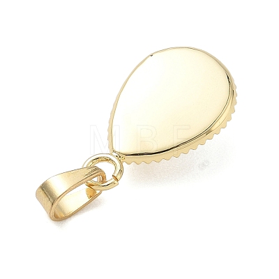 Brass & Shell Pearl Pendants PALLOY-JF05622-1