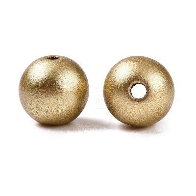 Matte Style Spray Painted Acrylic Beads X-ACRP-S669-8mm-02-1-1