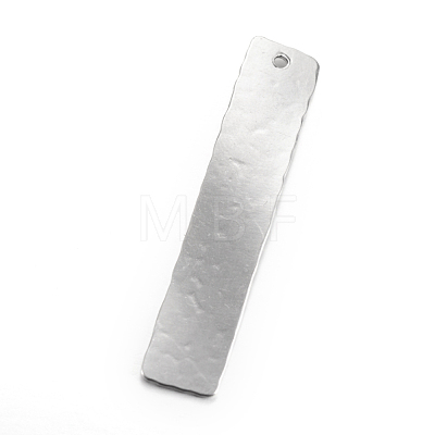 Non-Tarnish 201 Stainless Steel Textured Pendants X-STAS-S055-30-1