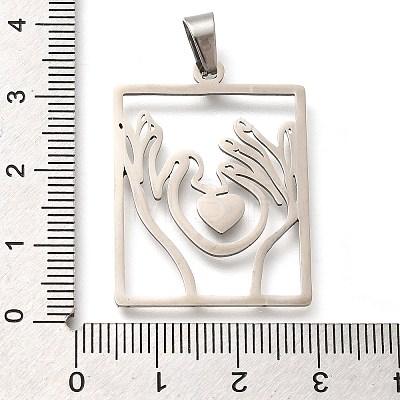 304 Stainless Steel Pendants STAS-Z119-22P-1