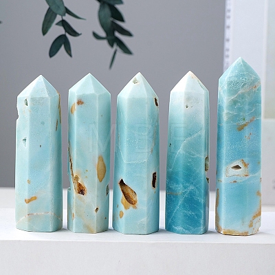 Point Tower Natural Amazonite Home Display Decoration PW-WG33943-02-1