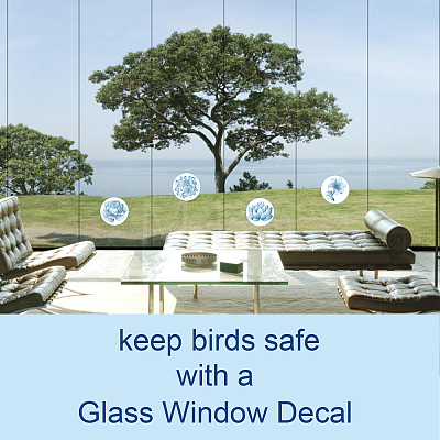 Flat Round PVC Plastic Self Adhesive Window Decorations Accessories AJEW-WH0182-009-1