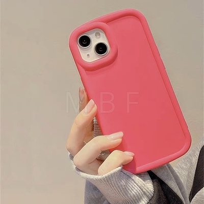 Candy Solid Color Matte Silicone Mobile Phone Cover PW-WG8646B-48-1