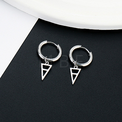 304 Stainless Steel Hoop Earrings FS-WG93B8B-02-1