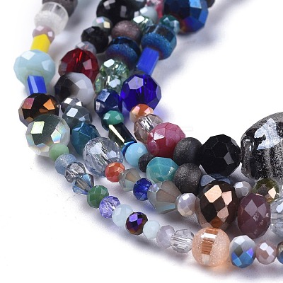 Glass Beads Strands X-GLAA-I043-02-1