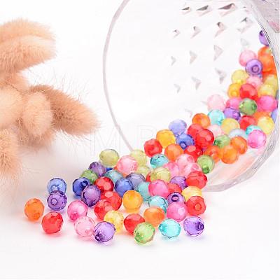 Transparent Acrylic Beads TACR-S113-7mm-M-1