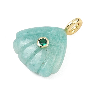 Natural Amazonite Carved Pendants G-G330-02G-07-1