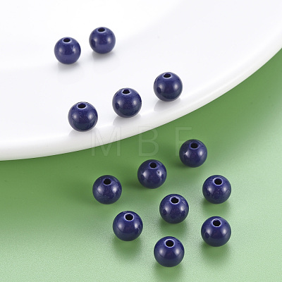 Opaque Acrylic Beads MACR-S370-C8mm-A19-1