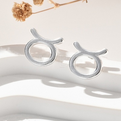 S925 Sterling Silver Stud Earrings EJEW-K303-01S-02-1