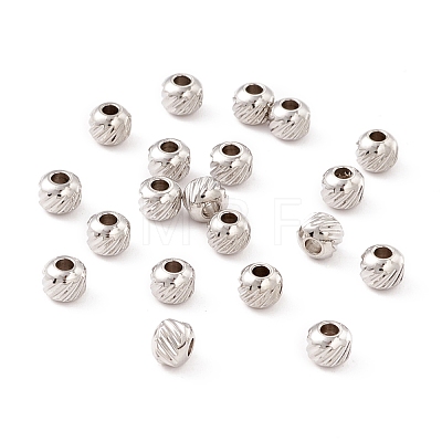 Tarnish Resistant 201 Stainless Steel Beads STAS-A057-04B-P-1