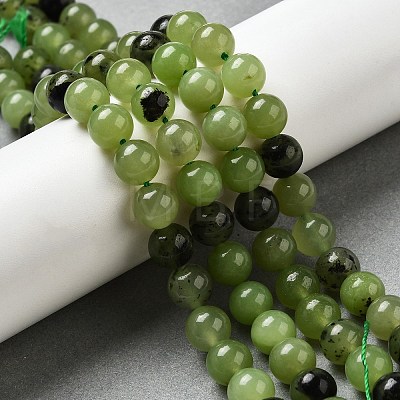 Dyed Natural Malaysia Jade Beads Strands G-G021-02B-14-1