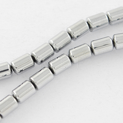 Non-magnetic Synthetic Hematite Beads Strands G-Q888-5x4mm-7-1