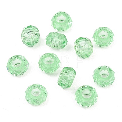 Transparent Resin European Beads RESI-XCP0002-46-1
