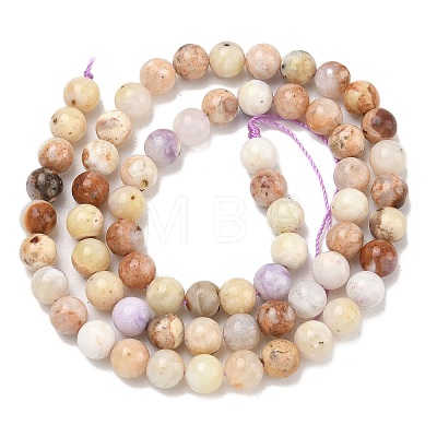 Natural Purple Opal Beads Strands G-L642-B21-6mm-1