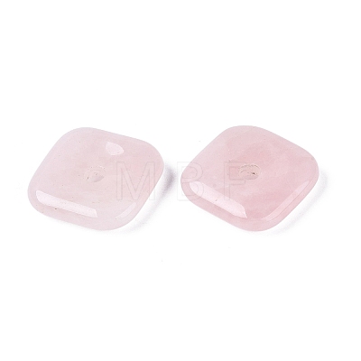 Natural Rose Quartz Pendants G-Q602-02J-1