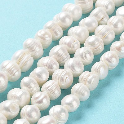 Natural Cultured Freshwater Pearl Beads Strands PEAR-E019-06-1