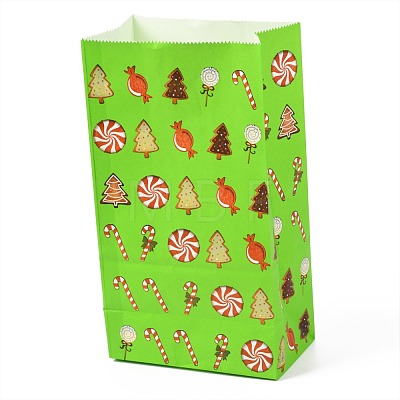 Christmas Theme Kraft Paper Bags CARB-H030-B01-1
