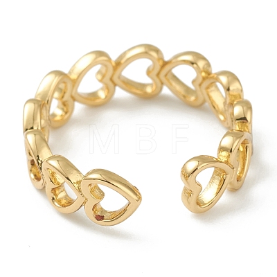 Brass Cuff Rings RJEW-L100-017-1