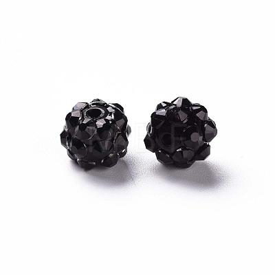 Resin Rhinestone Beads RESI-S315-8x10-01-1