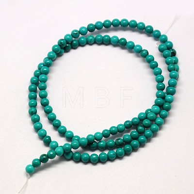 Natural Magnesite Beads Strands TURQ-L019-6mm-01-1