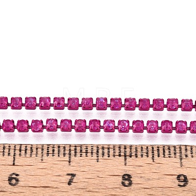 Iron Rhinestone Cup Chains CH-T006-05B-21-1