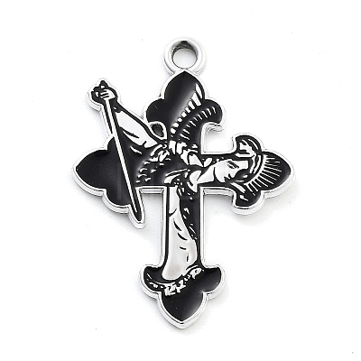 Halloween Alloy Enamel Pendants FIND-M019-01C-1