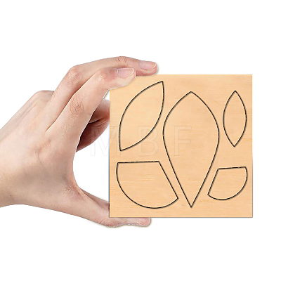Geometric Wood Cutting Dies DIY-WH0169-04-1