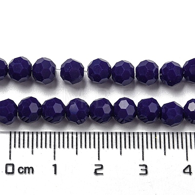 Opaque Glass Beads Stands EGLA-A035-P6mm-D09-1