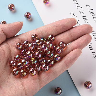 Transparent Acrylic Beads MACR-S370-B10mm-765-1