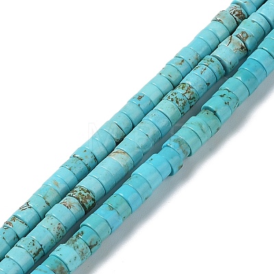 Natural Howlite Beads Strands X-G-E604-A02-B-1