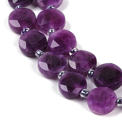 Natural Sugilite Beads Strands G-C116-A33-01-1