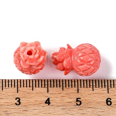 Synthetic Shell Dyed Beads SHEL-C007-01-1