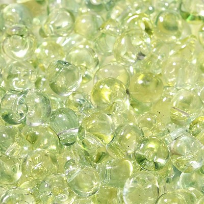 Transparent Baking Paint Glass Seed Beads SEED-P006-02B-09-1