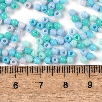 Opaque Acrylic Beads OACR-H118-07A-04-1