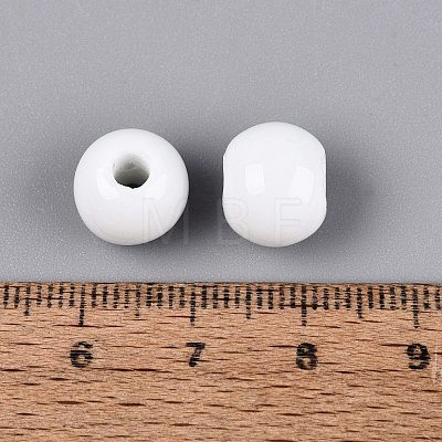 Vintage Handmade Porcelain Beads PORC-Q006-13A-39-1