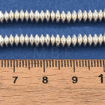 Electroplated Synthetic Non-magnetic Hematite Beads Strands G-I364-F01-S-1