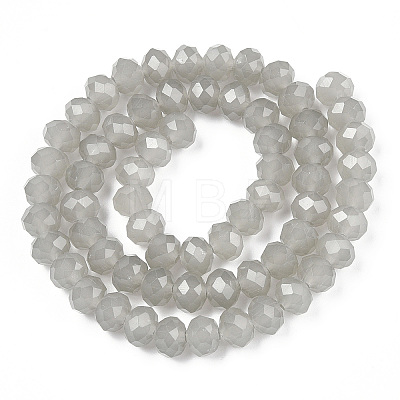 Glass Beads Strands EGLA-A044-J8mm-D10-1