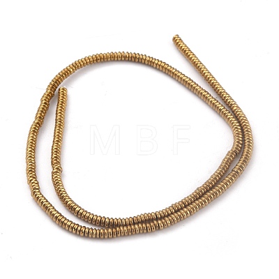 Electroplate Non-magnetic Synthetic Hematite Beads Strands G-B014-12A-1