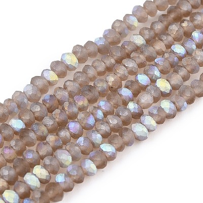 Transparent Glass Beads Strands EGLA-A044-T1mm-MB16-1